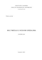 prikaz prve stranice dokumenta Multimedija u nosivim uređajima