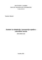 prikaz prve stranice dokumenta Sustavi za detekciju i prevenciju upada u računalne mreže