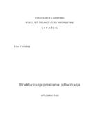 prikaz prve stranice dokumenta Struktuiranje problema odlučivanja