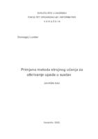 prikaz prve stranice dokumenta Primjena metoda strojnog učenja za otkrivanje upada u sustav