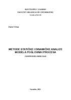 prikaz prve stranice dokumenta Metode statičke i dinamičke analize modela poslovnih procesa