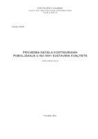 prikaz prve stranice dokumenta Provedba načela kontinuiranih poboljšanja u ISO 9001 sustavima kvalitete