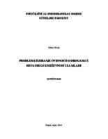 prikaz prve stranice dokumenta Problematiziranje ovisnosti o drogama u hrvatskoj književnosti za mlade