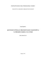 prikaz prve stranice dokumenta Aktivnost učitelja u prosvjećivanju stanovništva  na primjeru Osijeka i Slavonije