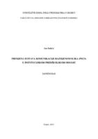 prikaz prve stranice dokumenta Primjena sustava komunikacije razmjenom slika (PECS) u institucijskom predškolskom odgoju