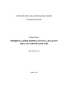 prikaz prve stranice dokumenta Kulturna baština kao poticaj za likovni izraz djece predškolske dobi