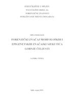 prikaz prve stranice dokumenta Forenzički značaj morfoloških i epigenetskih značajki sjekutića gornje čeljusti