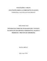 prikaz prve stranice dokumenta Integracija umjetne inteligencije u sustave nacionalne sigurnosti: perspektive, izazovi i primjene u prevenciji terorizma