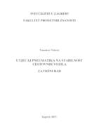 prikaz prve stranice dokumenta Utjecaj pneumatika na stabilnost cestovnih vozila