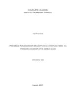 prikaz prve stranice dokumenta Program pouzdanosti zrakoplova u eksploataciji na primjeru zrakoplova Airbus 320