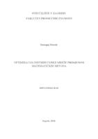 prikaz prve stranice dokumenta Optimizacija distribucijske mreže primjenom matematičkih metoda