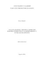prikaz prve stranice dokumenta Analiza radnog vremena mobilnih radnika Podružnice Zagrebparking u funkciji sigurnosti