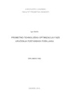 prikaz prve stranice dokumenta Prometno-tehnološka optimizacija faze uručenja poštanskih pošiljaka