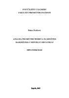 prikaz prve stranice dokumenta Analiza prometnih nesreća na kružnim raskrižjima u Republici Hrvatskoj