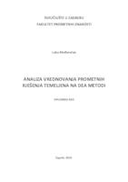 prikaz prve stranice dokumenta Analiza vrednovanja prometnih rješenja temeljena na DEA metodi