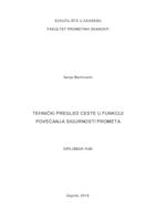 prikaz prve stranice dokumenta Tehnički pregled ceste u funkciji povećanja sigurnosti prometa