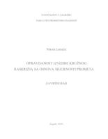 prikaz prve stranice dokumenta Opravdanost izvedbe kružnog raskrižja sa osnova sigurnosti prometa