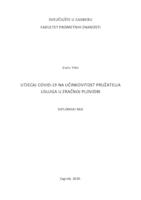 prikaz prve stranice dokumenta Utjecaj COVID-19 na pokazatelje učinkovitosti pružatelja usluga u zračnoj plovidbi