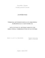 prikaz prve stranice dokumenta Primjena antenskih nizova za usmjerenu komunikaciju u sustavima 5G