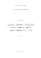 prikaz prve stranice dokumenta Primjena koncepta Internet vozila u inteligentnim transportnim sustavima