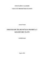 prikaz prve stranice dokumenta Osiguranje željezničkog prometa u kolodvoru Ploče
