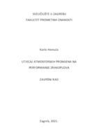 prikaz prve stranice dokumenta Utjecaj atmosferskih promjena na performanse zrakoplova