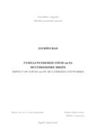 prikaz prve stranice dokumenta Utjecaj pandemije COVID-19 na multimedijske mreže