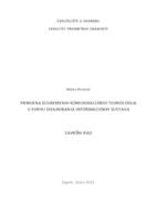 prikaz prve stranice dokumenta Primjena suvremenih komunikacijskih tehnologija u svrhu dizajniranja informacijskih sustava