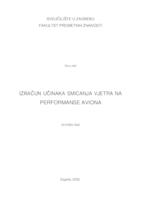 prikaz prve stranice dokumenta Izračun učinaka smicanja vjetra na performanse aviona