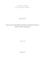 prikaz prve stranice dokumenta Analiza cestovne mreže Krapinsko - zagorske županije s prijedlozima poboljšanja