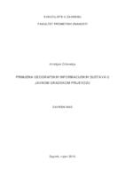 prikaz prve stranice dokumenta Primjena geografskih informacijskih sustava u javnom gradskom prijevozu