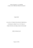 prikaz prve stranice dokumenta Analiza učinkovitosti autobusnog linijskog prijevoza putnika u Virovitičko-podravskoj županiji