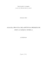 prikaz prve stranice dokumenta Analiza procesa skladištenja primjenom simulacijskog modela