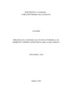 prikaz prve stranice dokumenta Organizacija distribucije novih automobila na području Europe s osvrtom na hrvatsko tržište