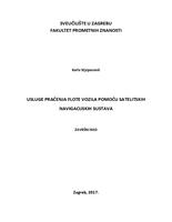 prikaz prve stranice dokumenta Usluge praćenja flote vozila pomoću satelitskih navigacijskih sustava