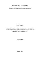 prikaz prve stranice dokumenta Operacije produženog doleta (ETOPS) za zrakoplov Boeing 777
