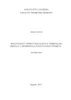 prikaz prve stranice dokumenta Specifičnosti operativnih sustava terminalnih uređaja u generiranju podatkovnog prometa