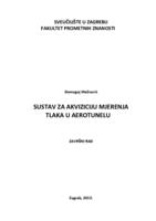 prikaz prve stranice dokumenta Sustav za akviziciju mjerenja tlaka u aerounelu