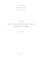 prikaz prve stranice dokumenta Upravljanje industrijskom kulturnom baštinom grada Rijeke