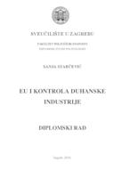 prikaz prve stranice dokumenta EU i kontrola duhanske industrije