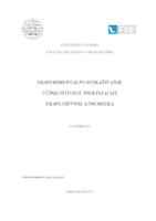 prikaz prve stranice dokumenta Eksperimentalno istraživanje učinkovitosti inertizacije eksplozivnih atmosfera