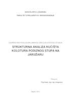 prikaz prve stranice dokumenta Strukturna analiza kućišta kolotura podiznog stupa na jaružaru