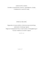 prikaz prve stranice dokumenta Regionalna razvojna politika u funkciji jačanja turističkoga potencijala Hrvatskoga zagorja