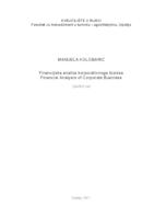 prikaz prve stranice dokumenta Financijska analiza korporativnoga biznisa
