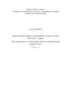 prikaz prve stranice dokumenta Organizacija pružanja ugostiteljskih usluga u hotelu Panorama, Zagreb