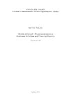 prikaz prve stranice dokumenta Biznis aktivnosti i financijska izvješća