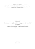 prikaz prve stranice dokumenta Modeliranje kretanja bruto društvenoga proizvoda u Republici Hrvatskoj