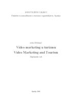 prikaz prve stranice dokumenta Video marketing i turizam