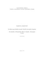 prikaz prve stranice dokumenta Kvaliteta ugostiteljske ponude Osječko - baranjske županije