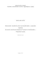 prikaz prve stranice dokumenta Ekonomski i društveni učinci turizma Brodsko – posavske županije